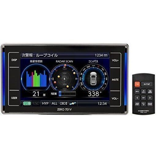 レーダー探知機 ZERO 701V 実勢ネット価格23，000－26，000 