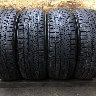 BS BLIZZAK VRX2 205/60R16 16インチ スタッドレス 4本 2017年製 ステップワゴン ビアンテ プリウスα ノア等　(MTK48) クレジットカード QR決済可能