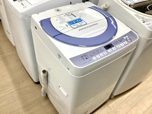 安心の6ヵ月保証付！2015年製 7.0kg SHARP(シャープ)「ES-T708」全自動洗濯機です！