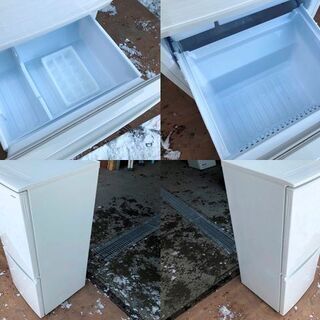 SHARP/シャープ 2ドア冷凍冷蔵庫 SJ-D14D-W 137L 2018年製 ホワイト/白