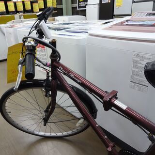 ミムゴ クロスバイク 6段変速ギア付き カギ付き 中古品