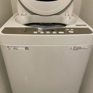 ６キロ　SHARP穴なし槽洗濯機