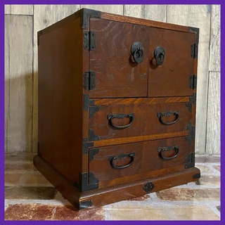 骨董品 アンティーク家具 昭和初期 昭和レトロ チェスト年代物