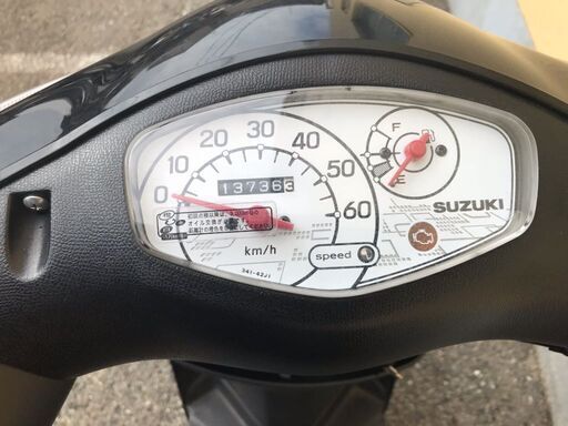 実動 レッツCA4AA 人気の黒 バッテリー、ミラー付き フロントタイヤ