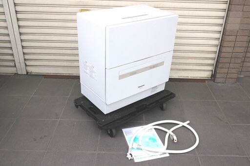 KU12 広島市内配達無料  Panasonic  18年製　電気食器洗い乾燥機　NP-TAE6-W パナソニック　食洗機   取説付