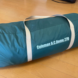 コールマンテント一式セット寝袋付き