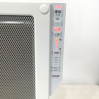 21R150 ジ 6 TOYOTOMI トヨトミ DeuxR POELE 遠赤外線電気パネルヒーター EPH-123 ホワイト 中古品