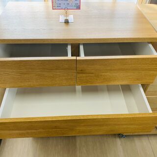 家具を探すなら「リサイクルR」❕5段チェスト❕衣類収納❕ゲート付き軽 