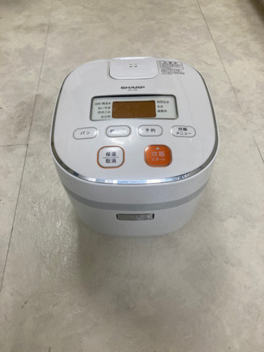 シャープ 3合炊き 炊飯器 2012年製 KS-C5E-W