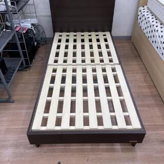 🌟美品🌟シングルベッドセット フランスベッド すのこタイプ 高密度羊毛入り生地マットレス 💳自社配送時🌟代引き可💳※現金、クレジット、スマホ決済対応※