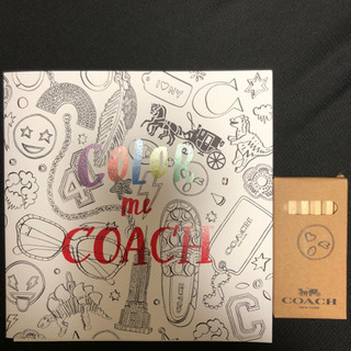 【ネット決済】【非売品】COACHの塗り絵と色鉛筆のセット