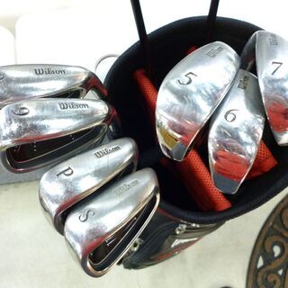 ゴルフセット ウィルソン KILLER WHALE IX-A 1W 4W UT21 I5~9 PW SW 10本セット 中古 キャディバッグ付  札幌市東区 新道東店
