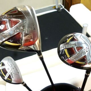 ゴルフセット ウィルソン KILLER WHALE IX-A 1W 4W UT21 I5~9 PW SW 10本セット 中古 キャディバッグ付  札幌市東区 新道東店