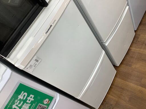 Panasonic 2ドア冷蔵庫　NR-BW146C-W　2013年製　138L　扉凹み有