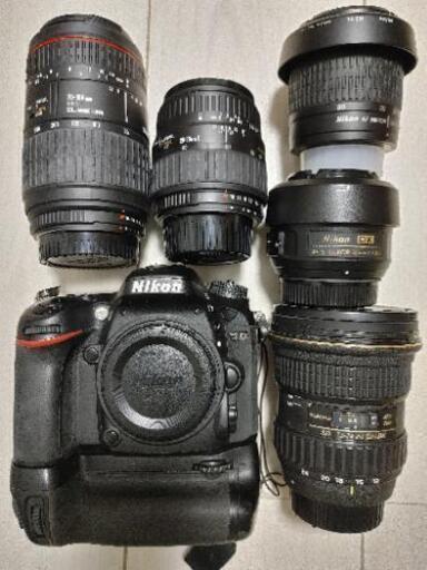 Nikon D7100 デジタル一眼レフ　バッテリーグリップ　レンズ付き