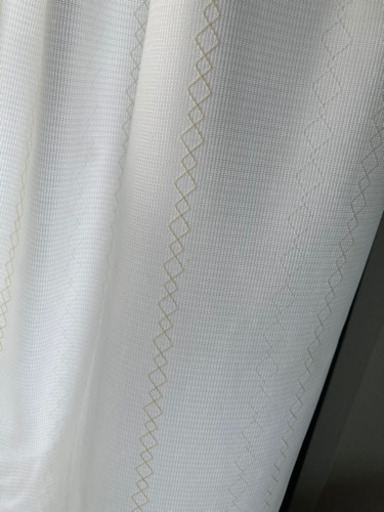ニトリ　レースカーテン(刺繍入り) 100×220×2