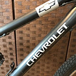 シボレー マウンテンバイク 黒 フレーム材質 スチール タイヤサイズ 26