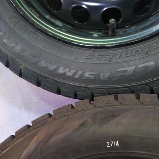 冬 フィアット 500純正 175/65R14 人気のピレリ スタッドレス パンダ FIAT チンク【富山】PCD98 フィアット純正 100％車検対応 中古 4本