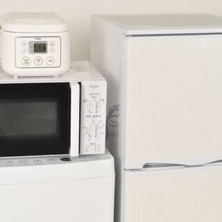 P-Ca015 中古家電セット 冷蔵庫 洗濯機 電子レンジ 炊飯器 4点セットの画像