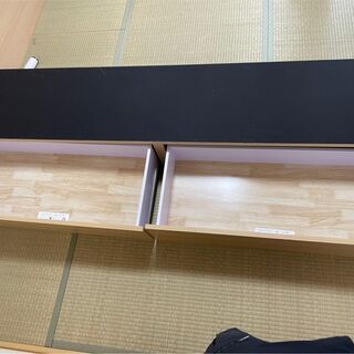 H0921　ダブルベッド　引き出し付き　