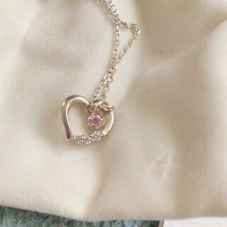 4℃ ハートネックレス 　ぬいぐるみ付き