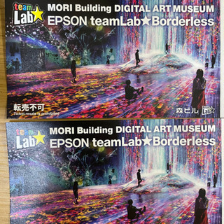 3枚セット 招待券 teamLab Borderless チームラボボーダレス（3