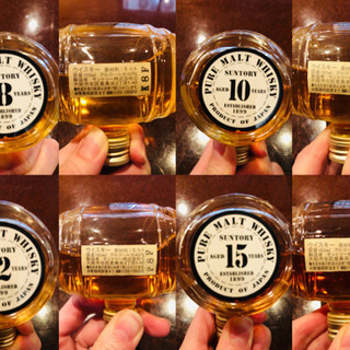 レトロ】サントリー ピュア未開封品 モルトウイスキー エイジング