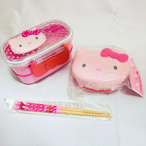 Hello kitty ランチボックス他セット【未使用】