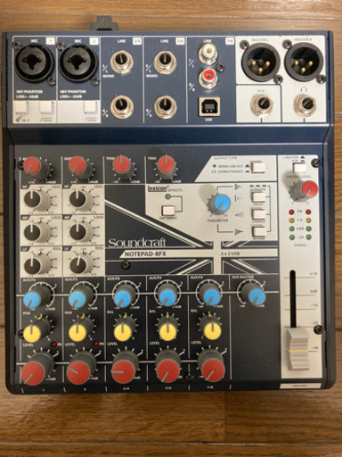 【受取予定者決定】ミキサーSoundcraft Notepad-8FX アナログミキサー