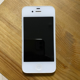【ネット決済・配送可】SIM解除済み iPhone4 32GB 
