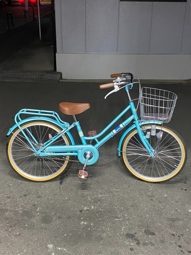 子供用自転車　20インチ　水色　美品