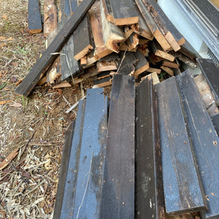【本日午前中まで】サンルームの床　木材　ウッドデッキ使用後の廃材　
