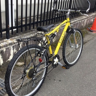 希少＞FIELD SUS CTB・シティバイク・26インチ・Wサス・イエロー