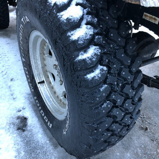 スパイクタイヤ 31 10.50 15 BFGoodrich MT マットタイヤ ジムニー 