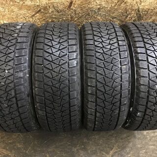 BS BLIZZAK DM-V2 235/55R18 18インチ スタッドレス 4本 2017年製 バリ溝 レクサスNX ハリアー XC40 DS7等　(TA354) クレジットカード QR決済可能
