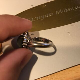 松沢安行コレクション YASUYUKI MATSUZAWA ！K18WG プレーナイト ダイヤモンド リング 約４.６ｃｔ 大粒 ボリューミーでエレガントなデザイナーズジュエリー！！