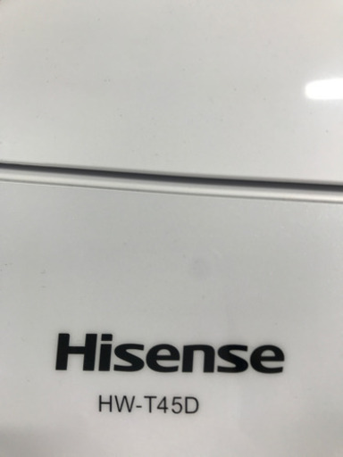 ☆洗濯機Hisense・HW-T45D・2019年製☆