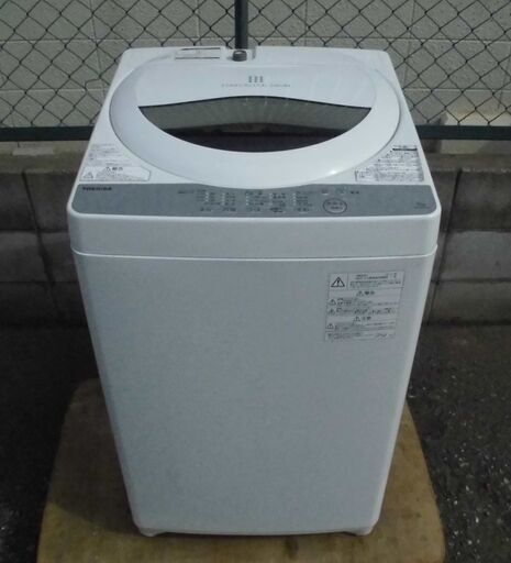 JMS0182)TOSHIBA/東芝 全自動洗濯機 AW-5G6(W) 2017年製 5.0kg 中古品・動作OK♪【取りに来られる方限定】