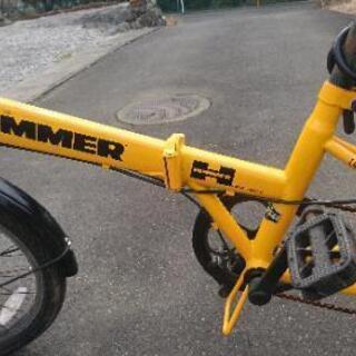 折りたたみ自転車 【中古】HUMMER（ハマー）折り畳み自転車