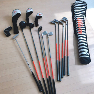 【美品】NIKEゴルフセット、JACKbunnyケース付