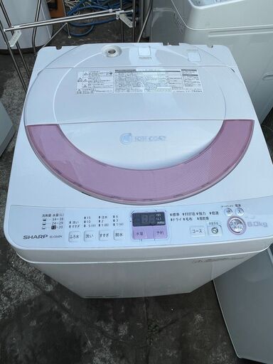■都内近郊無料で配送、設置いたします■2013年製 洗濯機 SHARP 6キロ ES-GE60N■SH02