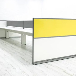 ⭐︎美品⭐︎ フリーアドレス 中古 オカムラ 【両面2連4枚セット】 W2400×D1400×H720