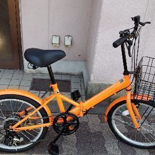 20吋 折り畳み自転車 外装6段/オレンジ mitsuryu.co.uk