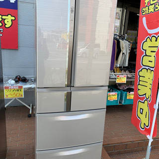 MITSUBISHI MR-R44A-F 冷蔵庫 435L 2016年 三菱 冷蔵庫 MR-R44A-F 切れちゃう瞬冷凍 2016年 猫(R404-A32