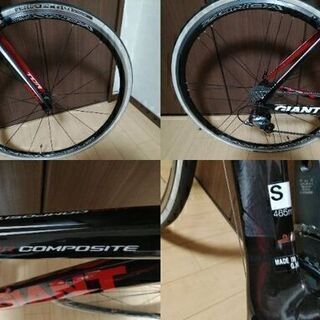 値引交渉・交換可能　中古美品 Giant ジャイアント TCR Compsite SE 2011年 コンポは全てアルテグラ6800 カンパニョーロ ゾンダ WH-6800