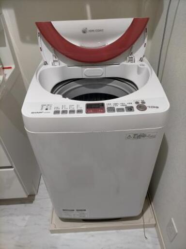 洗濯機　7.0kg　 製造2014年　SHARP　ES-KS70N　Ag+除菌・防臭機能付き