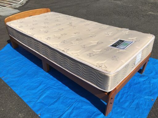 ■4543■愛知発■シングルベッド マットレス付き 寝具