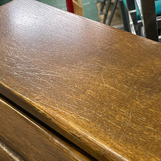 河本家具工業 MOLIS ライティングデスク 天然木 無垢 中古
