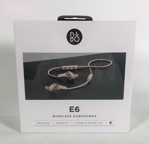 新品未開封品★送料無料★■B\u0026O/バング＆オルフセン■Beoplay E6 Sand 1645301 ワイヤレスイヤフォン No.12200429147