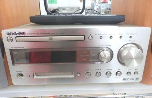 ▷ケンウッド CD/MDレシーバー R-K700-S 2004年製 スピーカーLS-K701